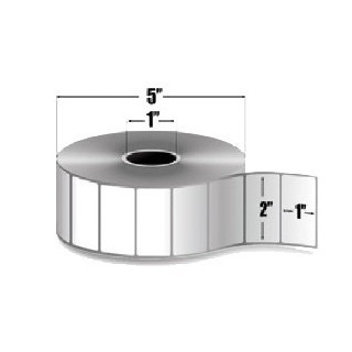 Zebra Etiquetas 10010028 Rollos de 2" x 1" Z-PERFORM 2000D