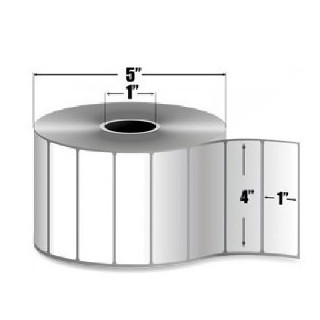 Zebra 10010045 - Etiquetas 4" x 1" Z-SELECT 4000D - c3mayorista.com