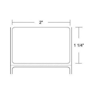18940 - Zebra Etiquetas 2" x 1.25" Z-ULTIMATE 3000T blanco