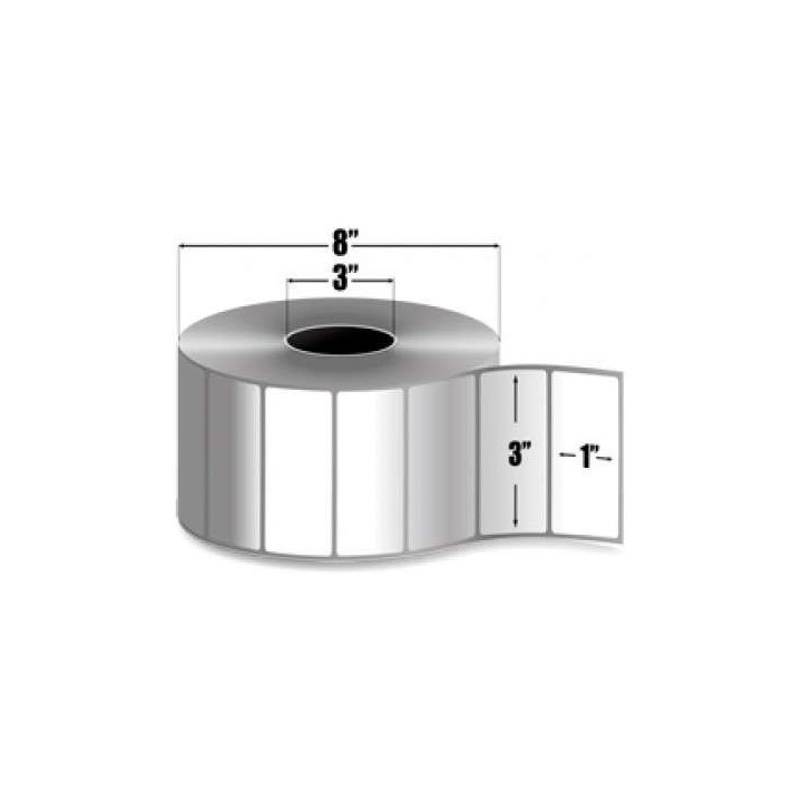 10000303 - Zebra 3" x 1" Z-PERFORM 1000D Rollos de Etiquetas