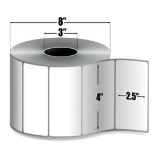 10000294 - Zebra Etiquetas 4" x 2.5" Z-PERFORM 2000D