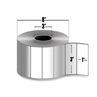 10000287 - Zebra Etiquetas 3" x 1" Z-PERFORM 2000T