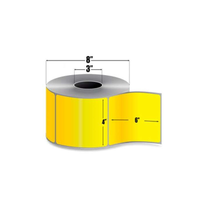 10006208-1 - Zebra 4" x 6" Z-PERFORM 2000T amarillo