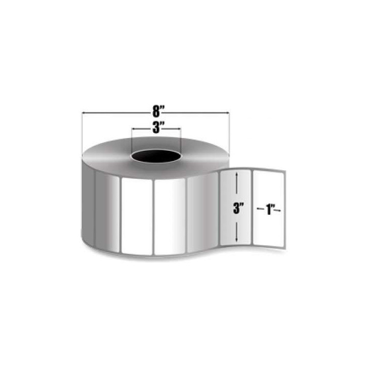 72284 - Zebra Etiquetas 3" x 1" Z-SELECT 4000T