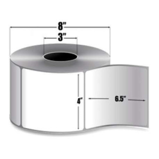 72296 - Zebra Etiquetas 4" x 6.50" Z-SELECT 4000T