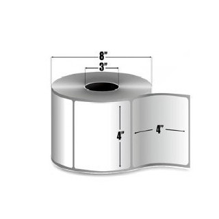 800640-405 - Zebra Etiquetas 4" x 4" Z-SELECT 4000T