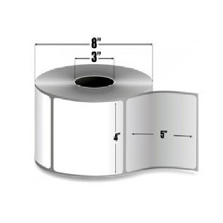 800640-505 - Zebra Etiquetas 4" x 5" Z-SELECT 4000T