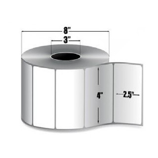 🛒 ZEBRA 94681 | Rollo de Etiquetas Premium Z-Select 4000T (4" x 2.50")