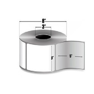ZEBRA 97477 | Rollo de Etiquetas Industriales Z-Select 4000T All-Temp (3" x 5")
