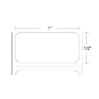10008510 - Zebra Etiquetas 1" x 0.50" Z-ULTIMATE 2000T