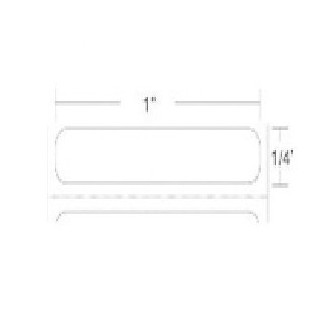 10011975 - Zebra Etiquetas 1" x 0.25" Z-ULTIMATE 2000T