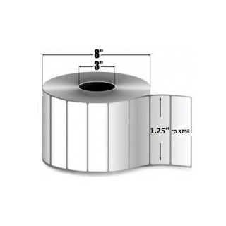 10011978 - Zebra Etiquetas 1.25" x 0.375" Z-ULTIMATE 2000T