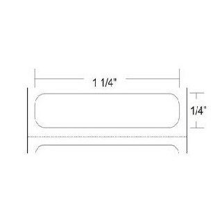 10011979 - Zebra 1.5" x 0.25" Z-ULTIMATE 2000T Rollo de Etiquetas