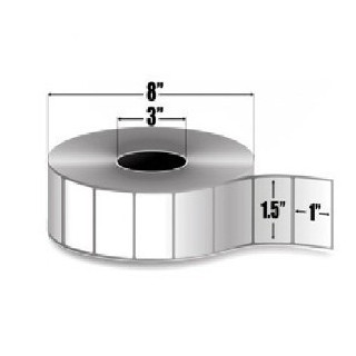 10011981 - Zebra Etiquetas 1.5" x 1" Z-ULTIMATE 2000T
