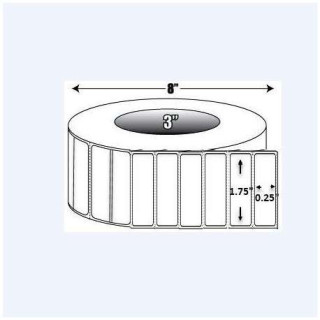 10011982 - Zebra Etiquetas 1.75" x 0.25" Z-ULTIMATE 2000T