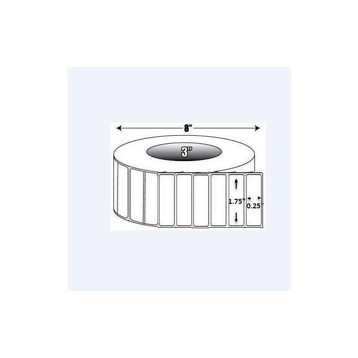 10011982 - Zebra Etiquetas 1.75" x 0.25" Z-ULTIMATE 2000T