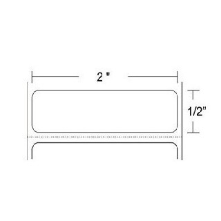 10011696 - Zebra Etiquetas 2" x 0.50" Z-ULTIMATE 3000T