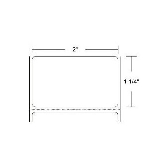 10011698 - Zebra Etiquetas 2" x 1.25" Z-ULTIMATE 3000T