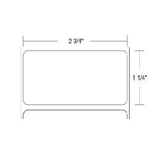 10011701 - Zebra Etiquetas 2.75" x 1.25" Z-ULTIMATE 3000T