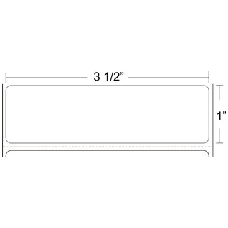 10011705 - Zebra Etiquetas 3.5" x 1" Z-ULTIMATE 3000T