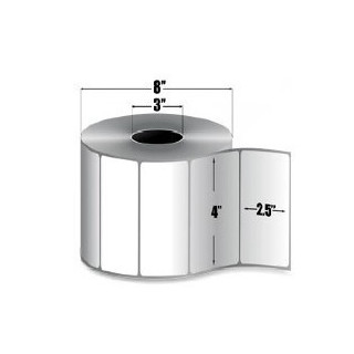 65816 - Zebra Etiquetas 4" x 2.5" Z-ULTIMATE 3000T