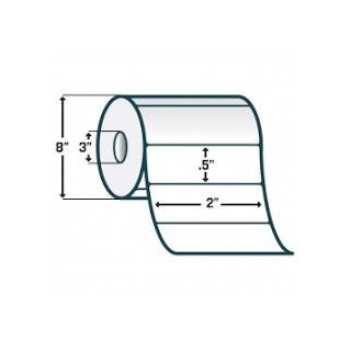 10011707 - Zebra Etiquetas 2" x 0.50" Z-ULTIMATE 4000T