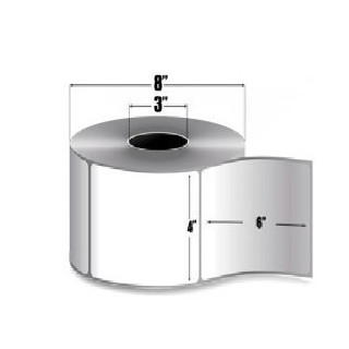 10008519 - Zebra Etiquetas 4" x 6" Z-ULTIMATE 4000T HIGH TACK