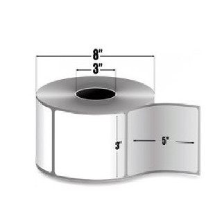 10011992 - Zebra Etiquetas 3" x 5" POLYPRO 3000T