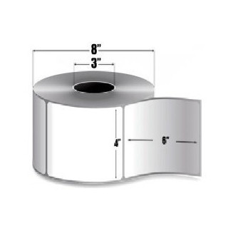 10008530 - Zebra Etiquetas 4" x 6" POLYPRO 4000T