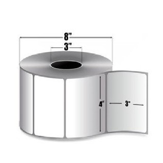 10008531 - Zebra Etiquetas 4" x 3" POLYPRO 4000T