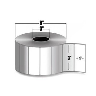 10011688 - Zebra Etiquetas 3" x 1" POLYPRO 4000T