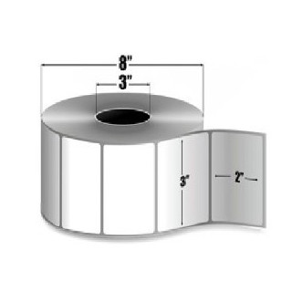 10011689 - Zebra Etiquetas 3" x 2" POLYPRO 4000T