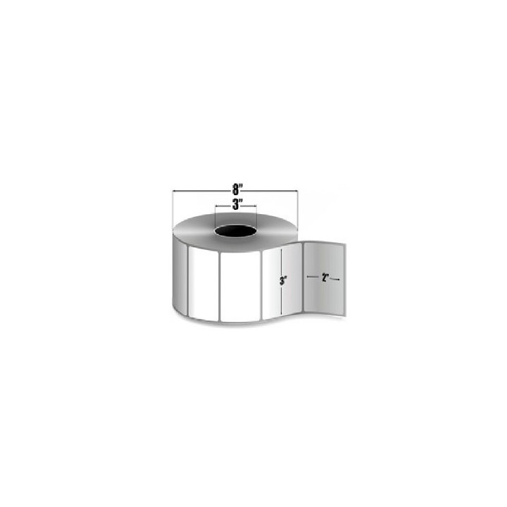 10011689 - Zebra Etiquetas 3" x 2" POLYPRO 4000T