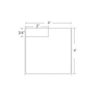 10002540 - Zebra 3.25" x 1.125" 8000T HEAT SEAL Rollo de etiquetas