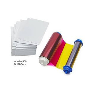 Kit Zebra 106000-10L2 Ribbon y Tarjetas doble Ranura | c3mayorista.com