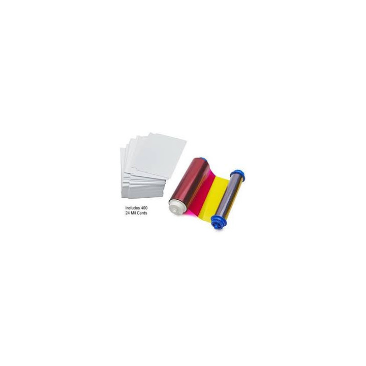 Kit Zebra 106000-10L2 Ribbon y Tarjetas doble Ranura | c3mayorista.com