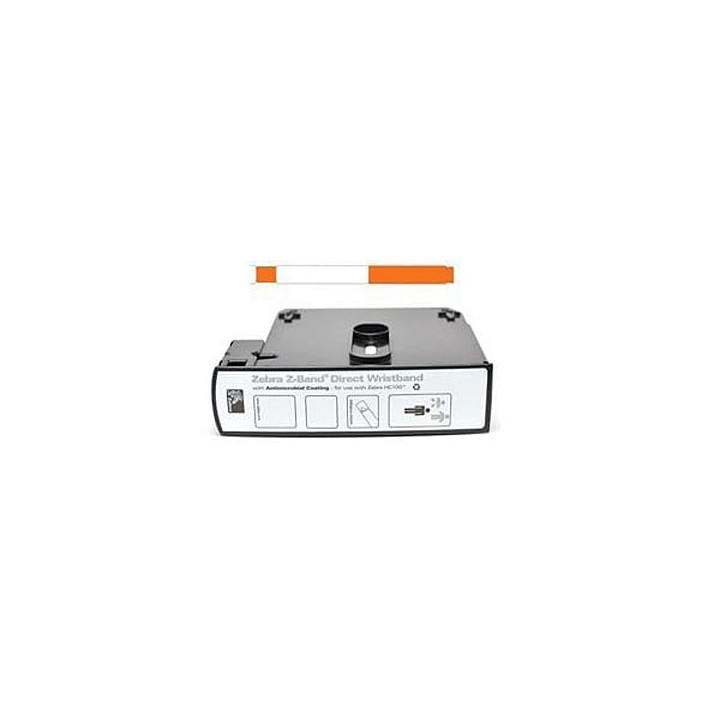 Zebra 10006995-6K Brazalete Naranja Pulseras Adulto