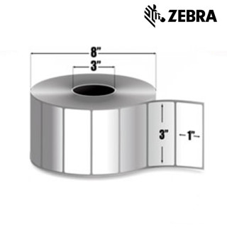 Zebra 10000303 Rollos 3" x 1" Zebra Z-Perform 1000D