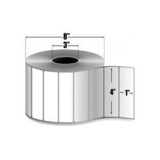 Zebra 10010244 4" x 1" Z-Perform 2000T Labels - c3mayorista.com