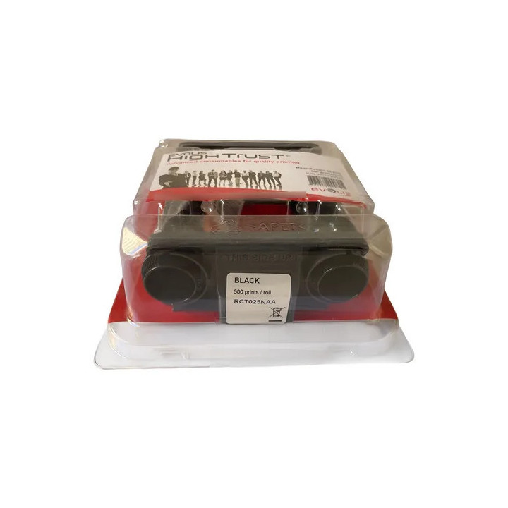 Evolis RCT025NAA Cinta Monocromática NEGRA | c3mayorista.com
